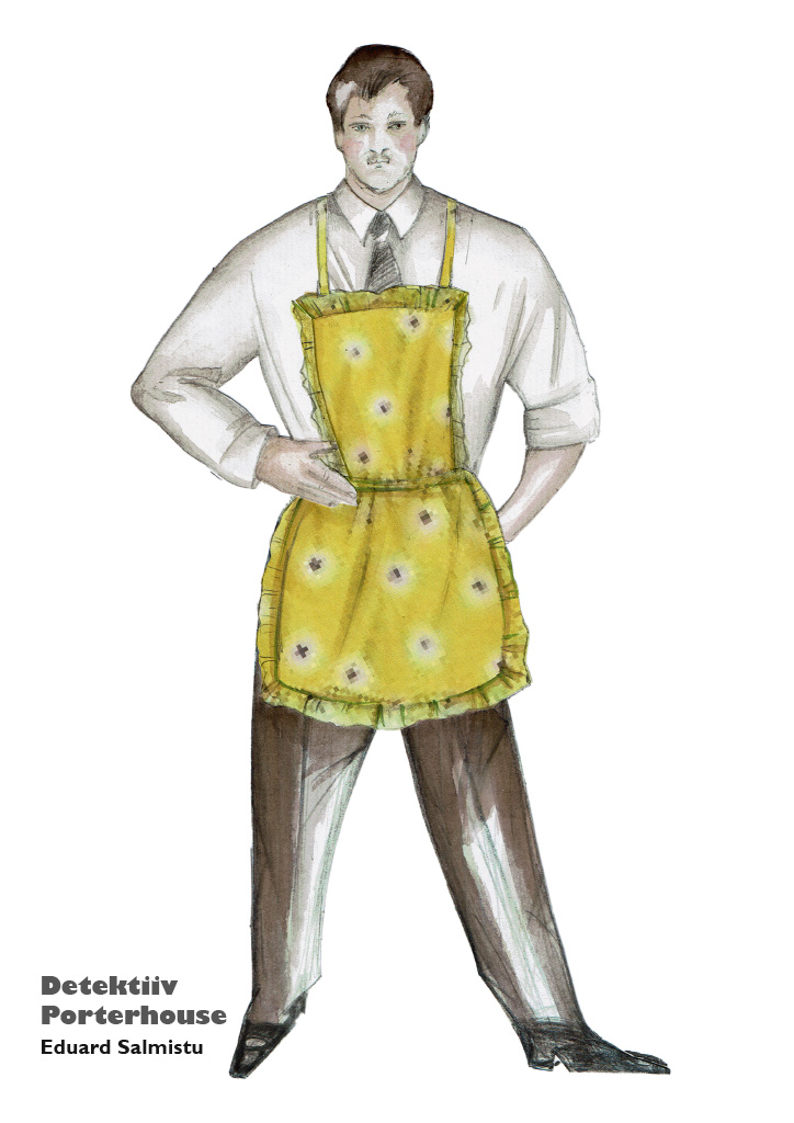 Oi, Johnny costume sketch