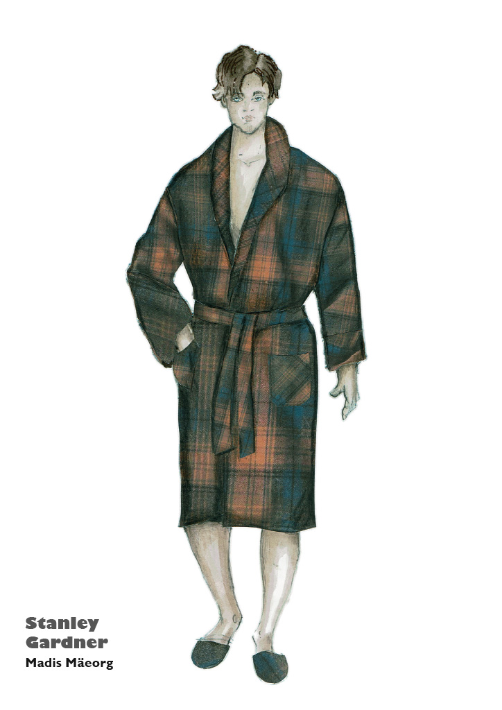 Oi, Johnny costume sketch